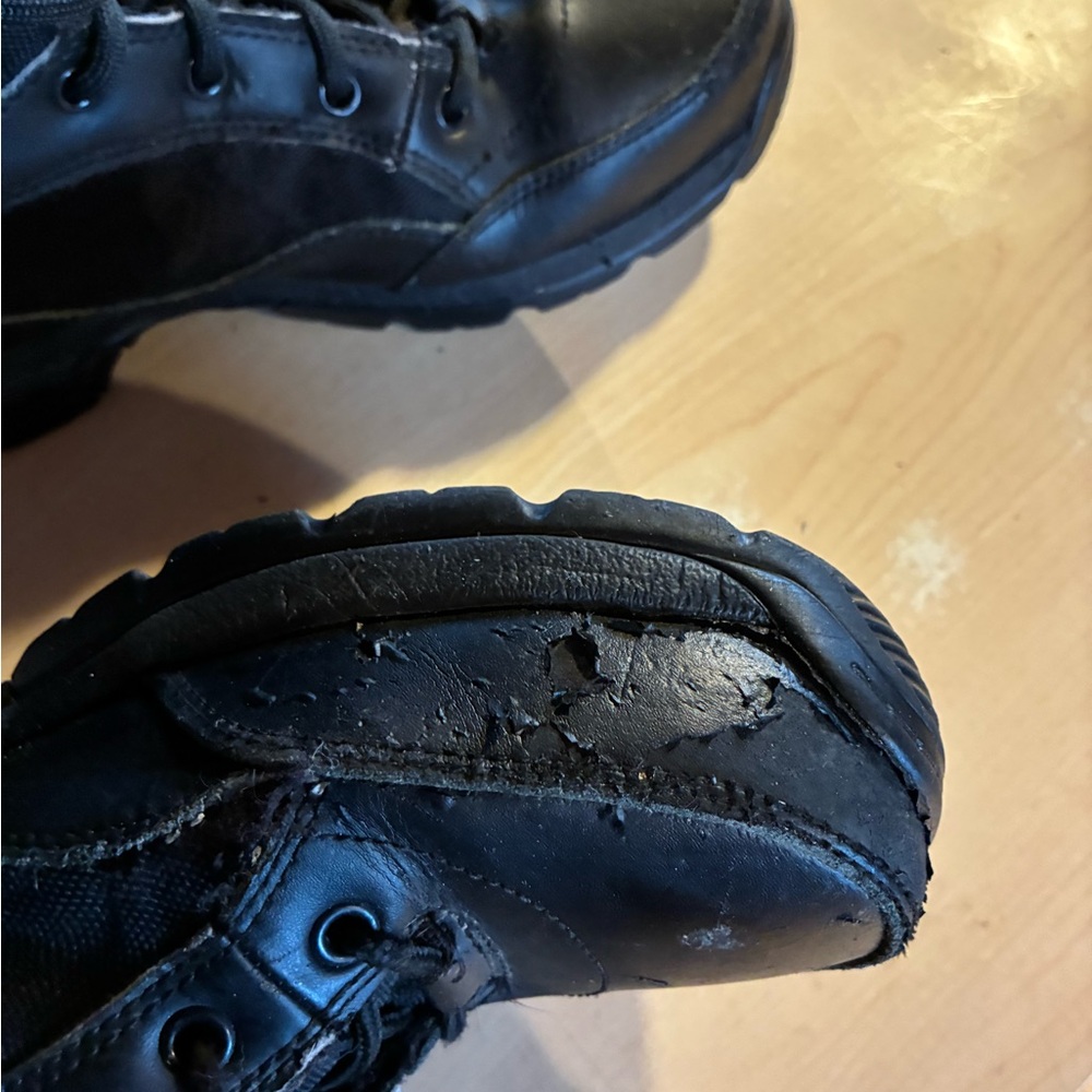 Interceptor Men's Black Leather work Boots size 10.5 m - Picture 8 of 9